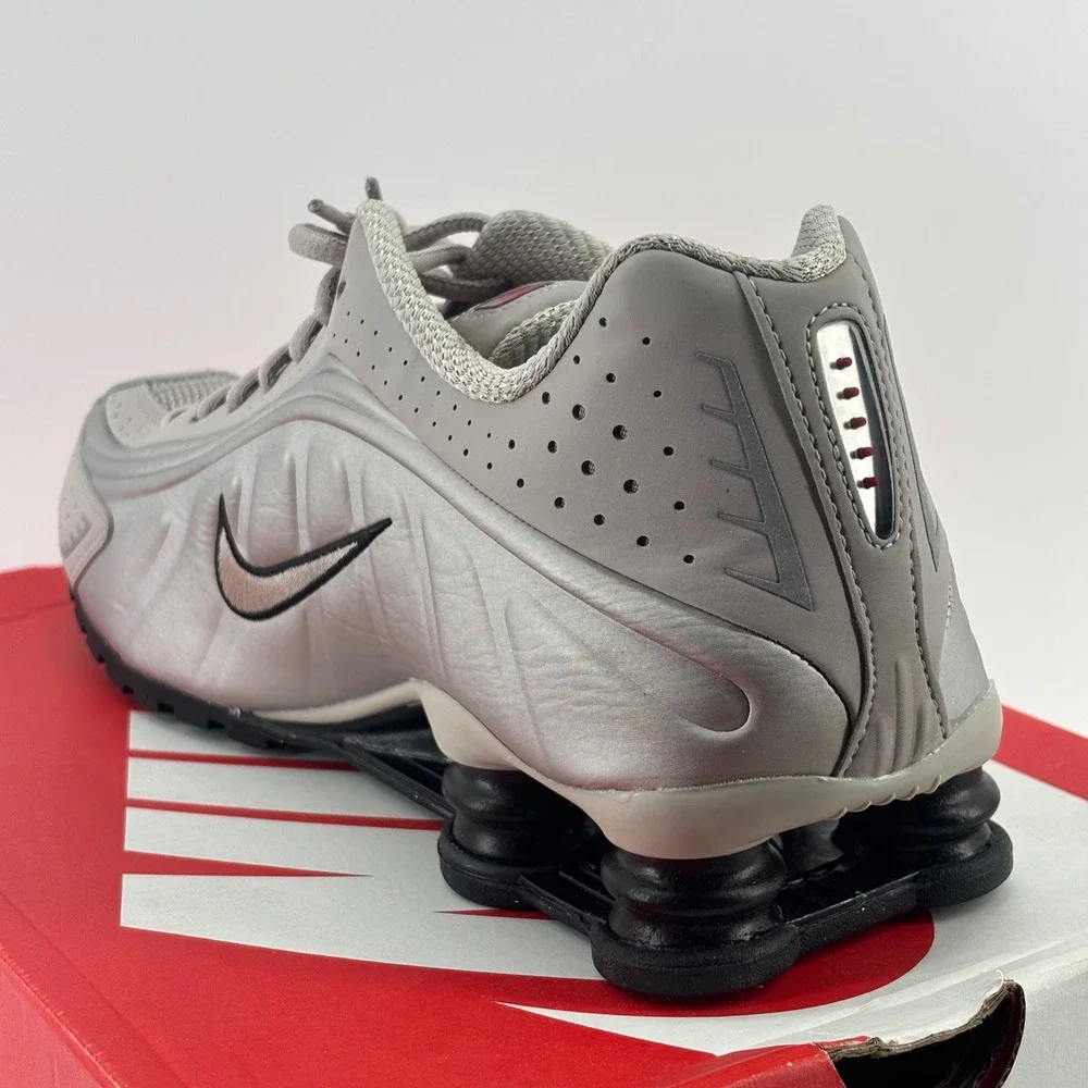 Nike Shox R4 Mens 11.5 College Grey Black IH0265-009 Y2K Running Athletic Shoes